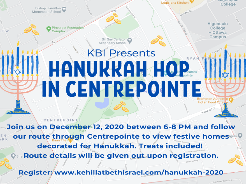 Hanukkah Hop in Centrepointe