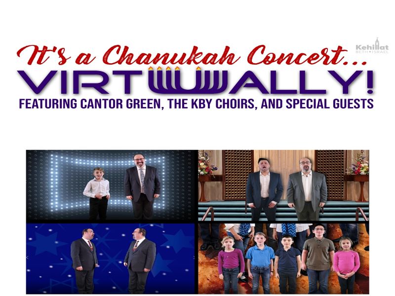 It’s a Chanukah Concert…Virtually