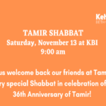Tamir Shabbat