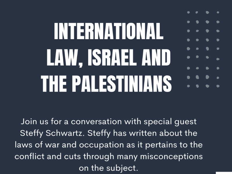International Law, Israel and The Palestinians