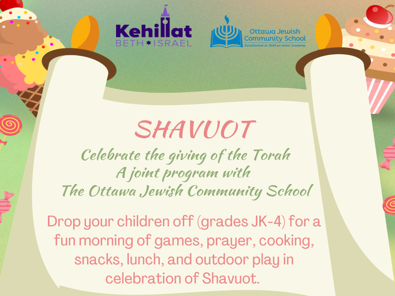 Shavuot. A Joint Program with the OJCS