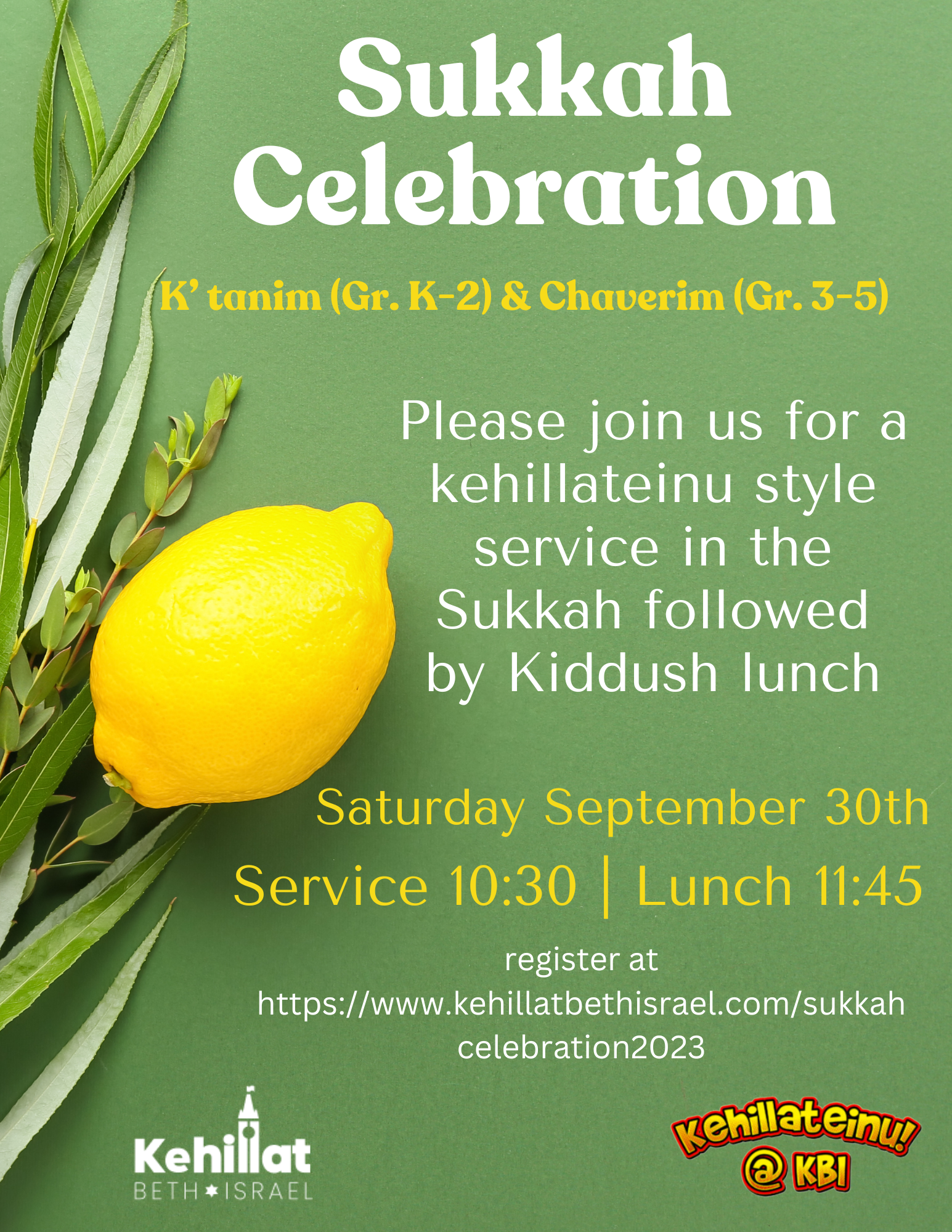 Sukkah Celebration