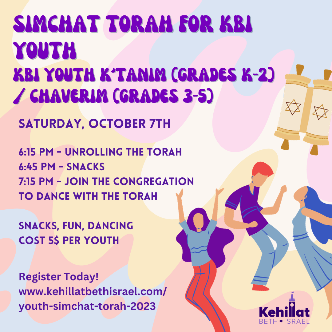 Simchat Torah for KBI youth