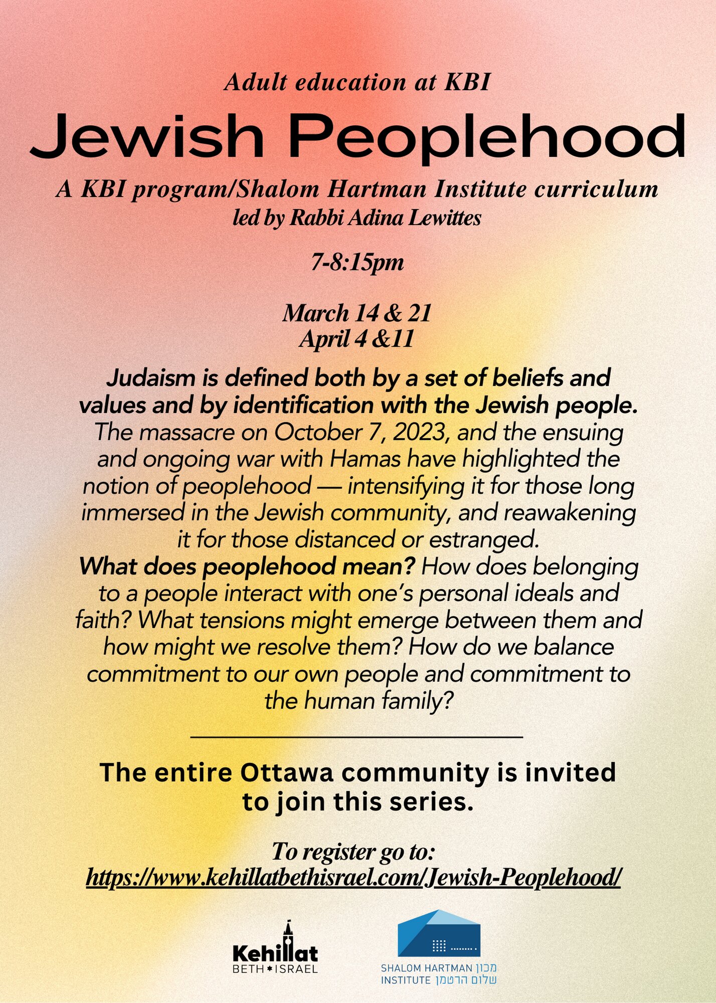 Course "Jewish Peoplehood"