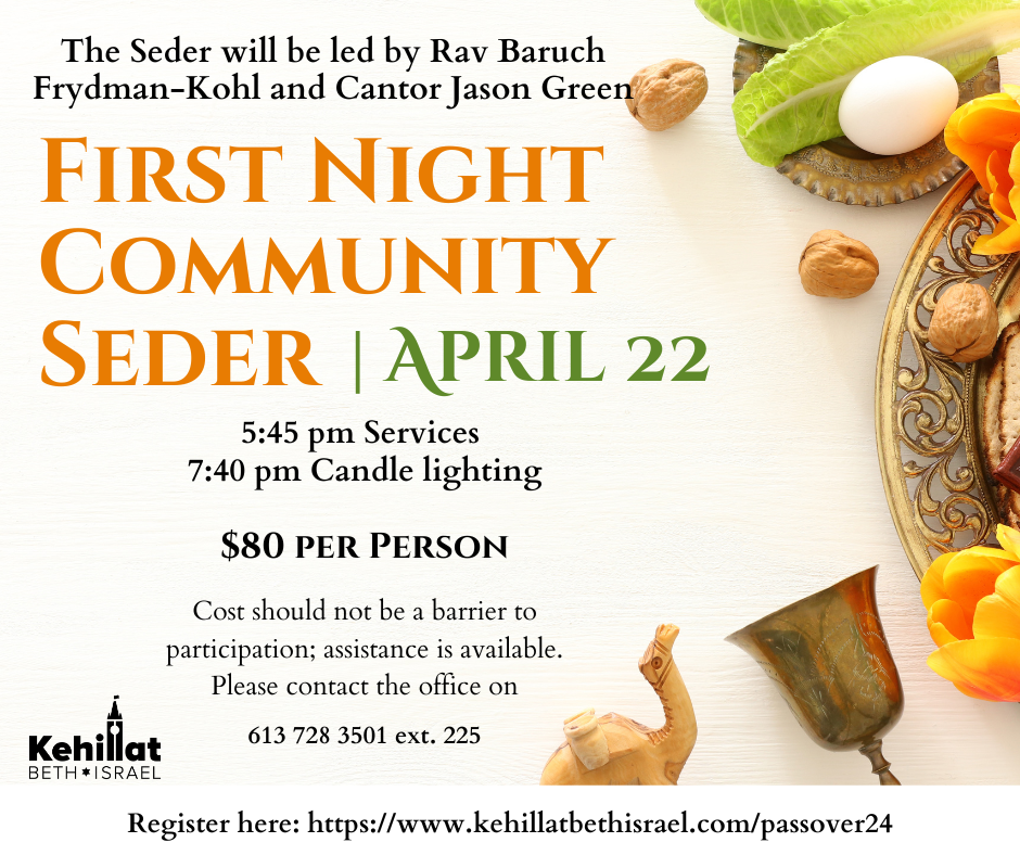 First Night Community Seder